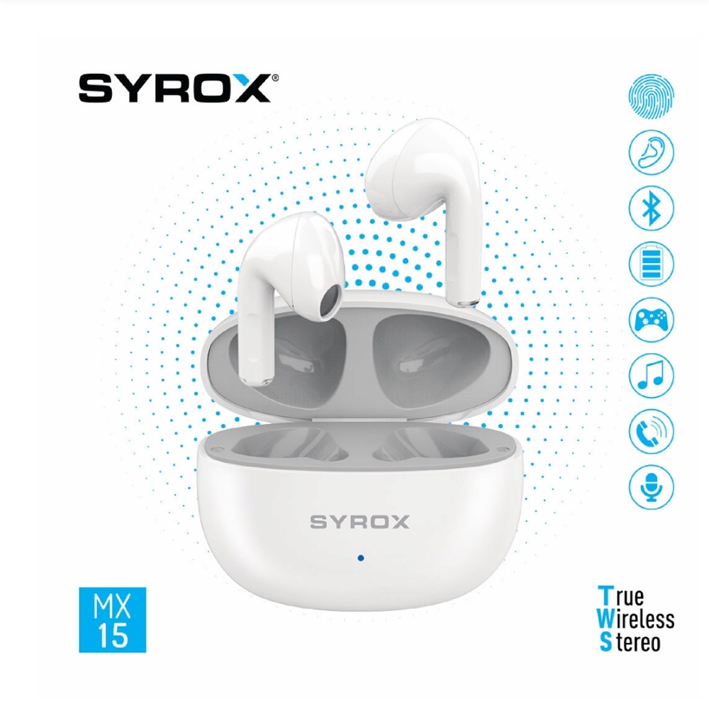Syrox Bluetooth Kulak İçi Airpods Kulaklık MX15