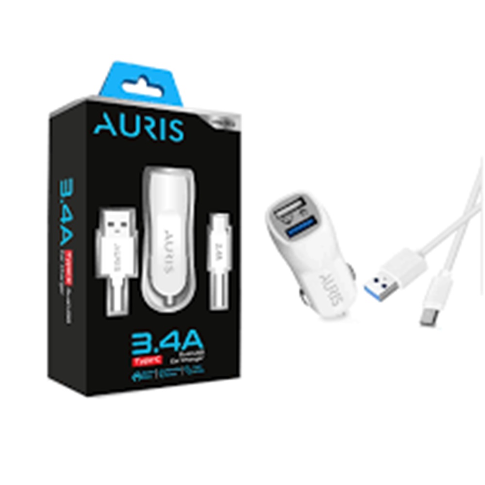 Auris Type-C Dual Car Charger