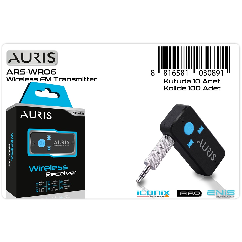 Auria Wr06 Bluetooth Aux çevirici