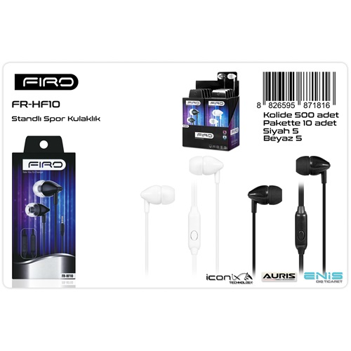 Auris FIRO-HF10 Standlı Spor Kulaklık