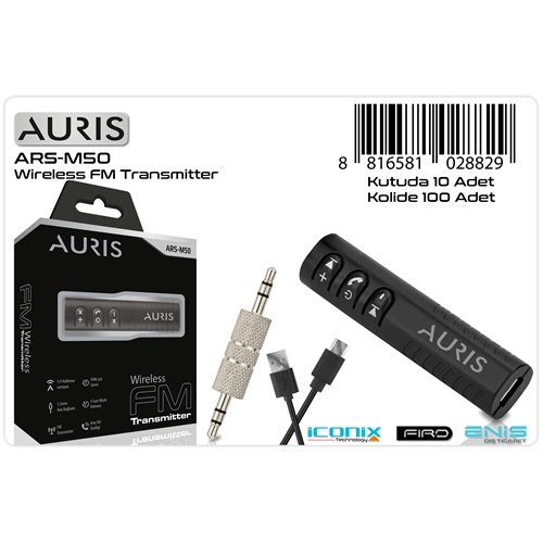 Auris Bluetooth Aux Çevirici Transmitter M50