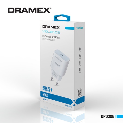 Dramex 30W PD Şarj Başlık