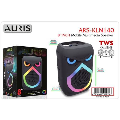 Auris KLN140 8 inç