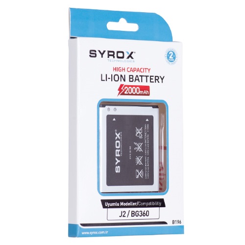 Syrox Samsung J2 Batarya - SYX-B196