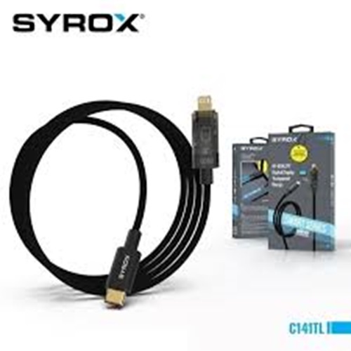 Syrox PD 30W Type-C To Lightning LED Ekran Kablo