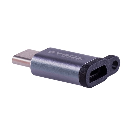 Syrox Micro USB Giriş > Type-C Uç Şarj Çıkış Dönüştürücü DT14