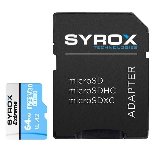 Syrox 64 GB Micro SD Hafıza Kartı -SYX-MC64