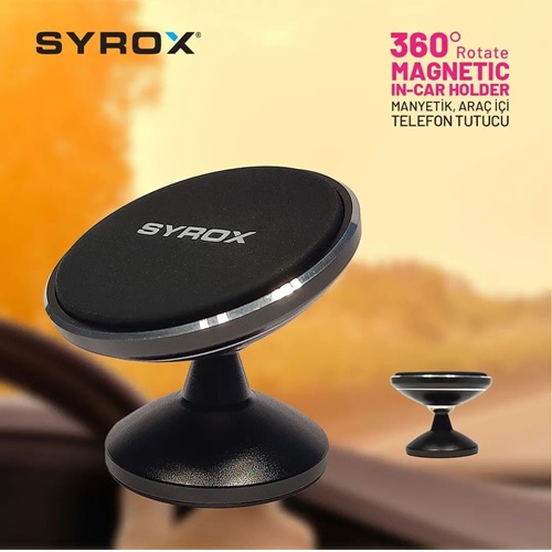 Syrox Araç İçi Manyetik Telefon Tutucu