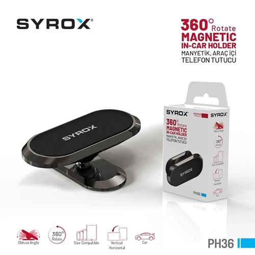 Syrox Metal Araç İçi Telefon Tutucu
