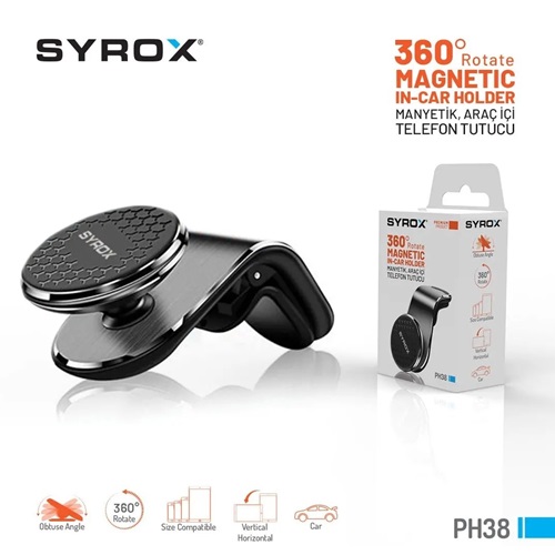Syrox Mandal Araç İçi Telefon Tutucu