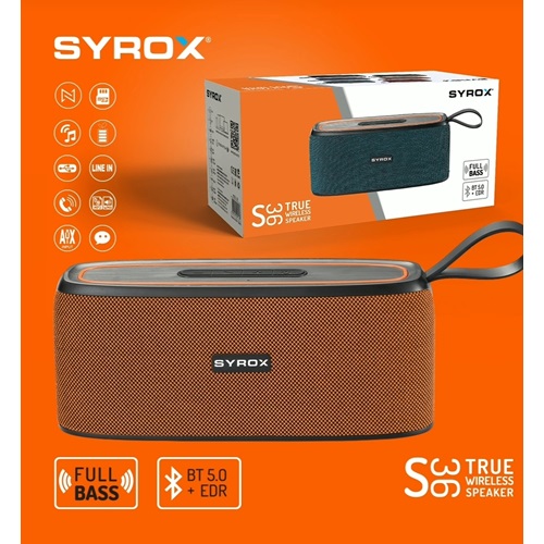 Syrox TWS BT 5.0 Full Bass Bluetooth Speaker