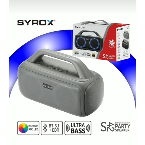 Syrox TWS BT 5.1 Multicolor Ultra Bluetooth Speaker