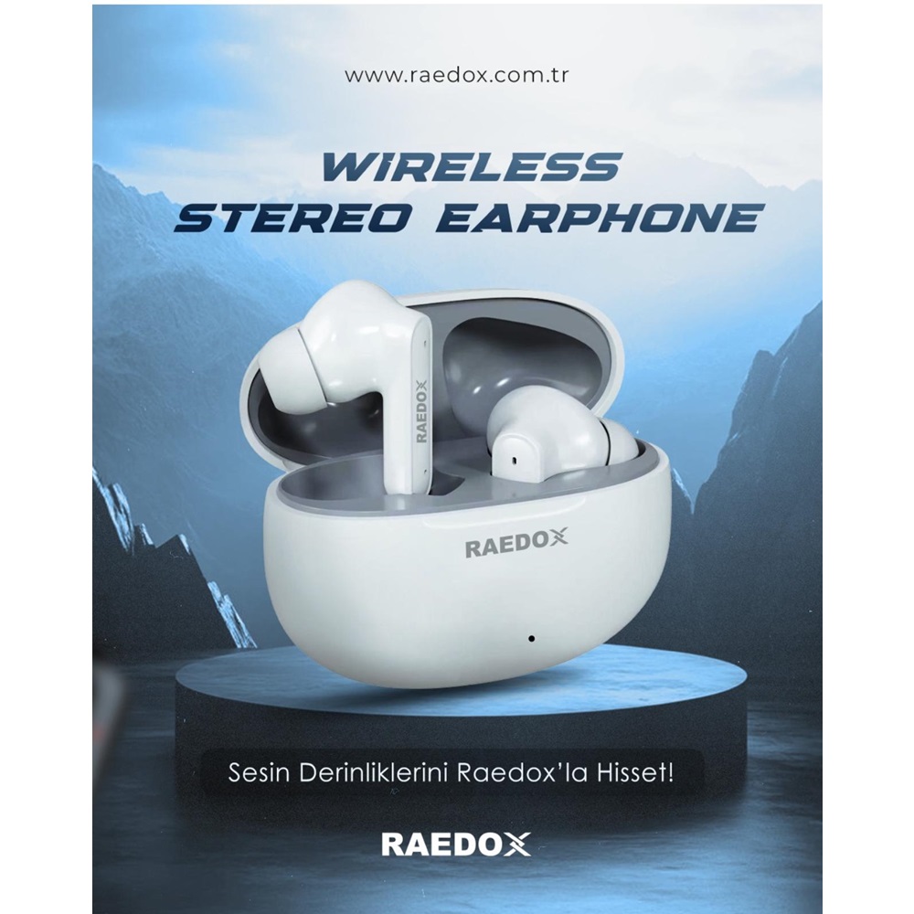 Raedox Tws40 Bluetooth Kulak İçi Airpods Kulaklık Beyaz